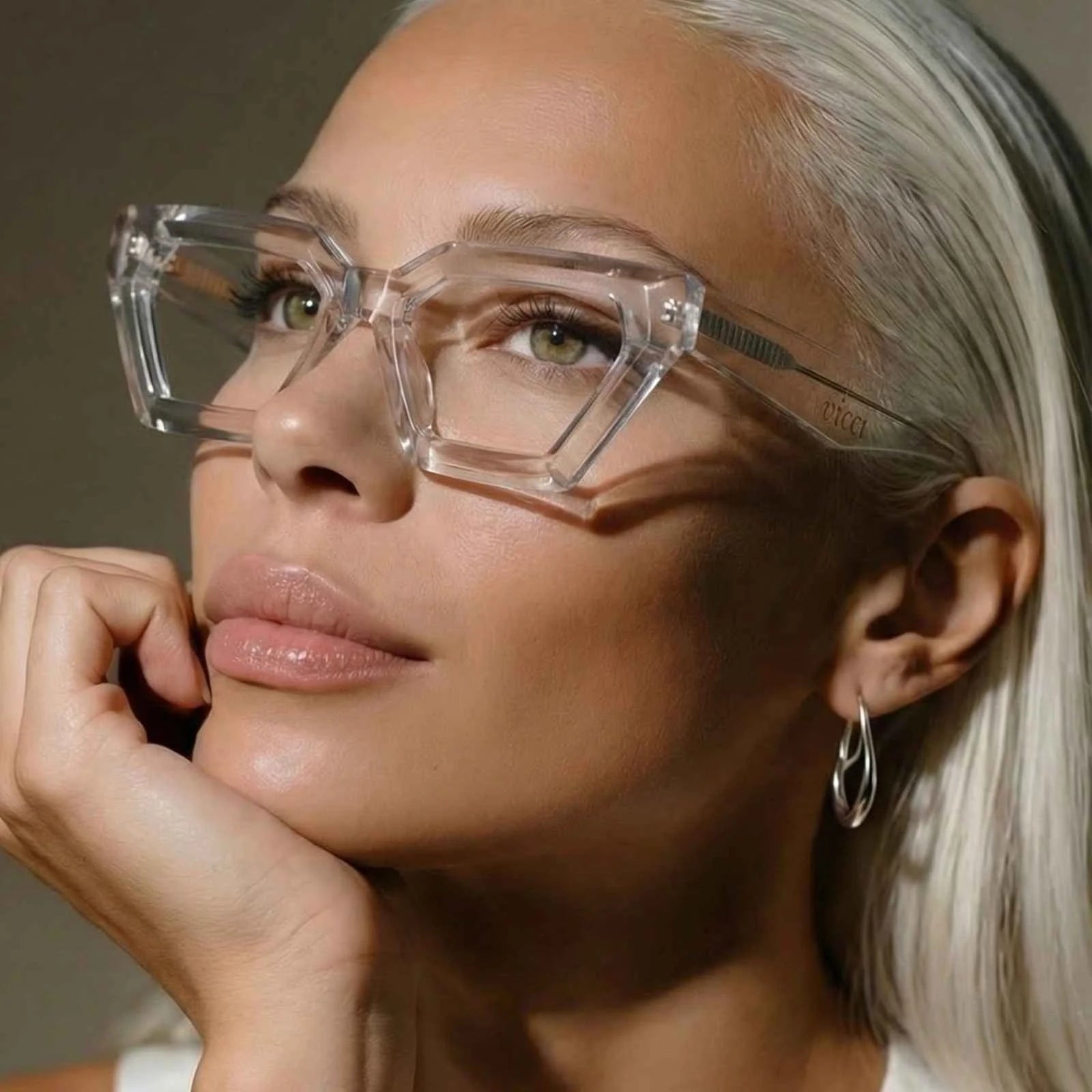 Luna Glasses – Geometric Cat-Eye Frames | Vicci Eyewear