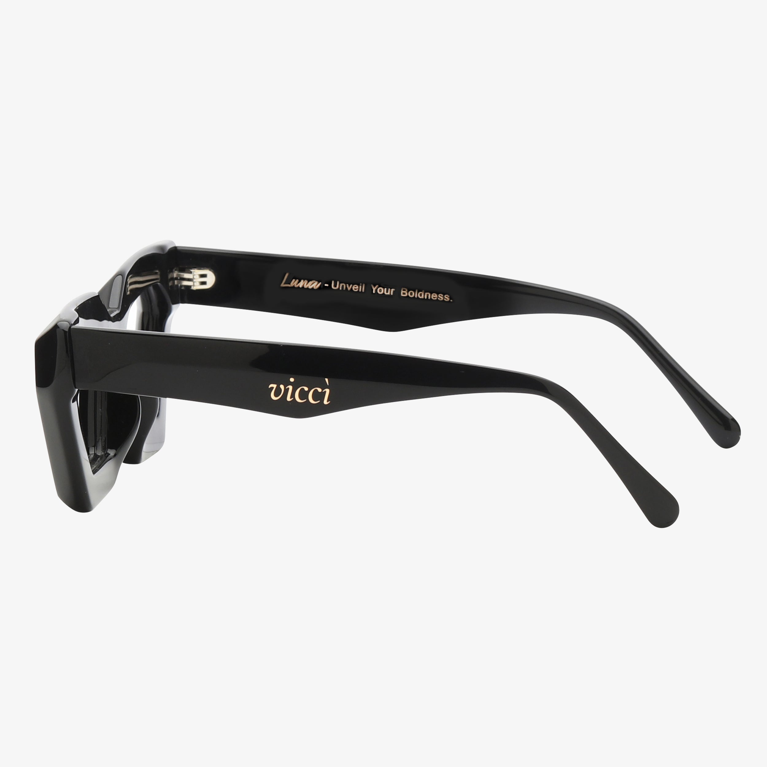Luna Glasses – Geometric Cat-Eye Frames | Vicci Eyewear