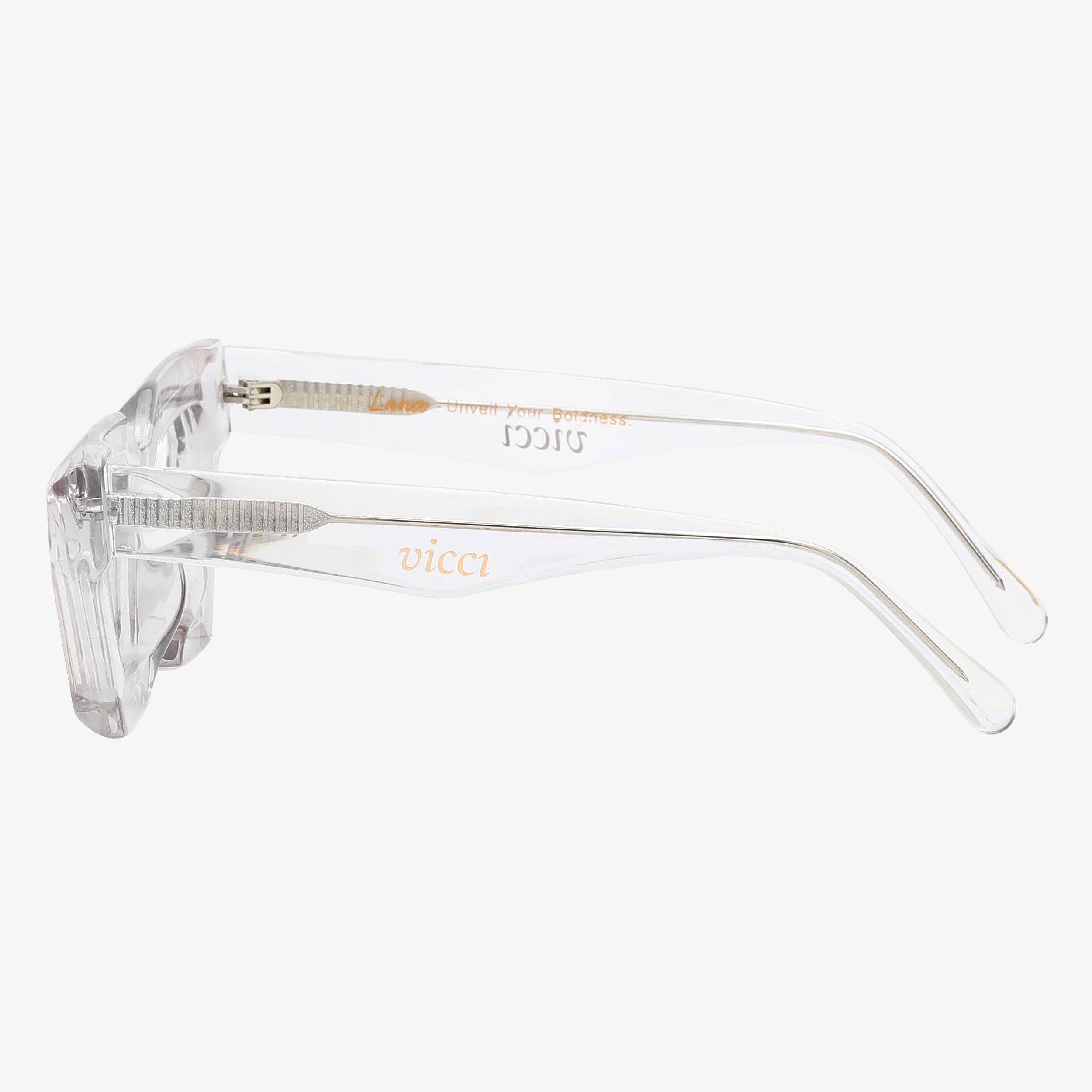 Luna Glasses – Geometric Cat-Eye Frames | Vicci Eyewear