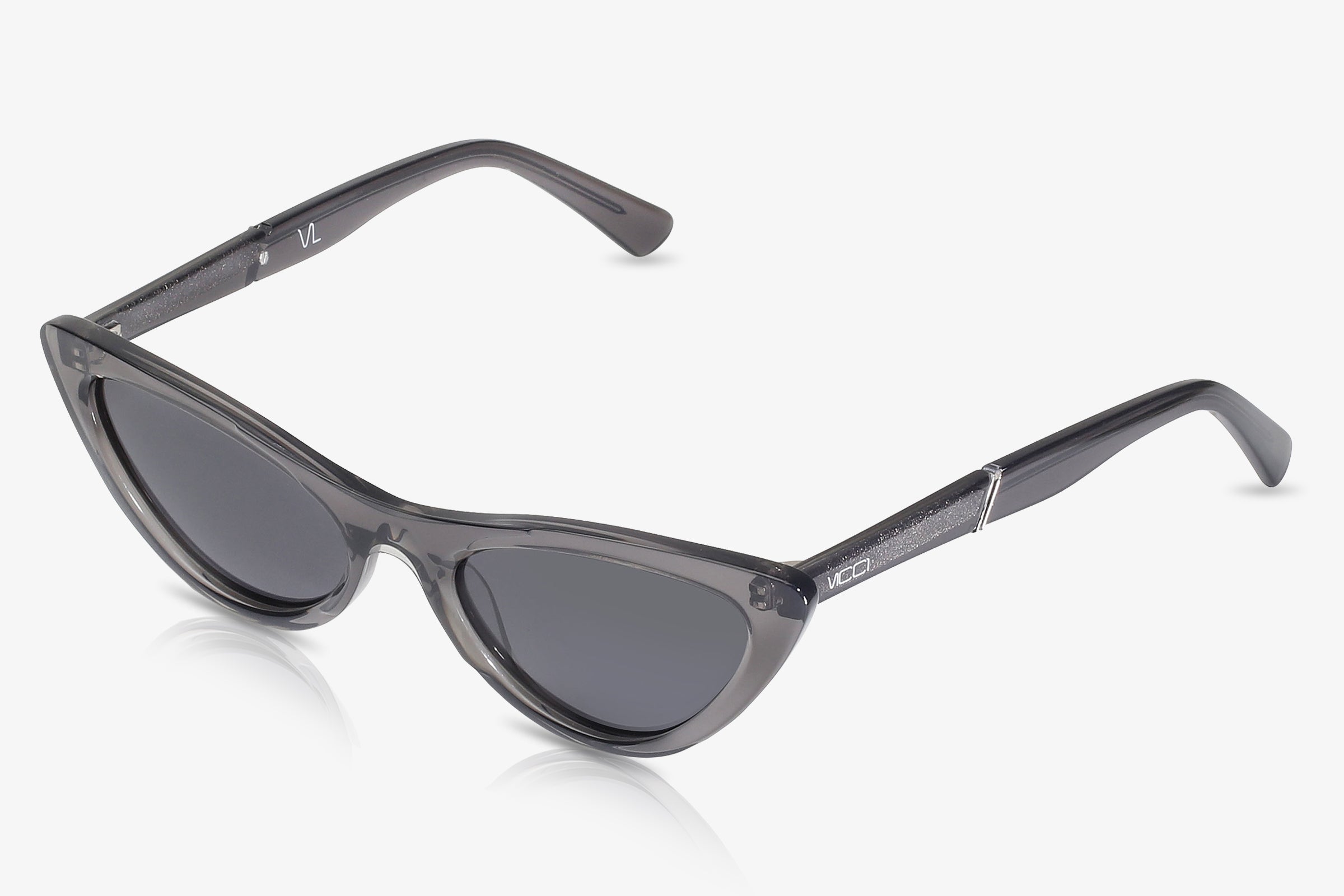 Viola – Angle Acetate Cat-Eye Sunglasses - Vicci Eyewear display picture 2